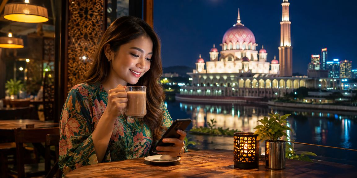 Pengguna Putrajaya menggunakan telefon mudah alih untuk deposit kasino dan bola sepak